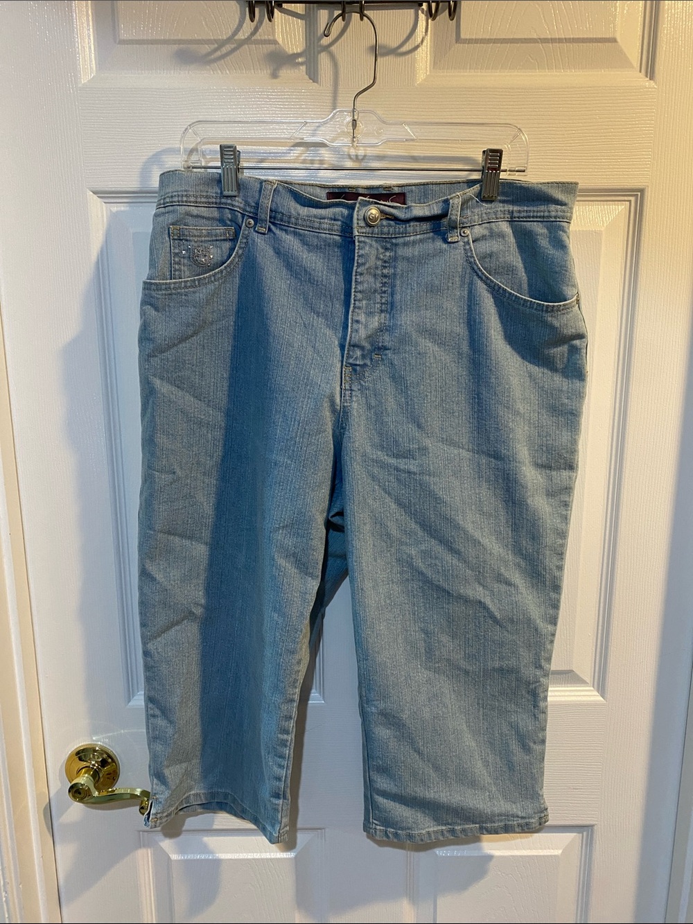Gloria Vanderbilt cropped jeans size 14P